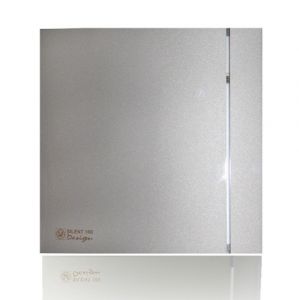купить в одессе вытяжной вентилятор Вентилятор Soler&Palau SILENT-100 CHZ  silver DESIGN с доставкой и установкой сделано в испании 