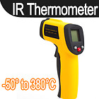 Пирометр-Дистанционный инфракрасный измеритель температуры HT-88A  ( -50 ~ +380ºC )
