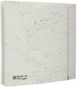 купить в одессе вытяжной вентилятор Вентилятор Soler&Palau SILENT-100 CZ MARBLE WHITE DESIGN с доставкой и установкой сделано в испании 